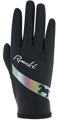 Roeckl Sports Reithandschuh KAPRIOLE, Kids&Youngst. Sommer Handschuh, Schwarz 6