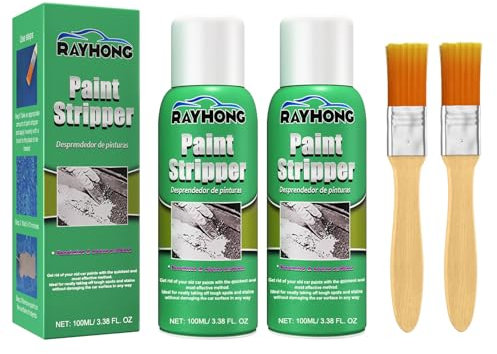 Decapante de pintura eficaz, decapante de pintura for automóviles, removedor de pintura de alta eficiencia for superficies metálicas, removedor de pintura profesional (2 PCS)