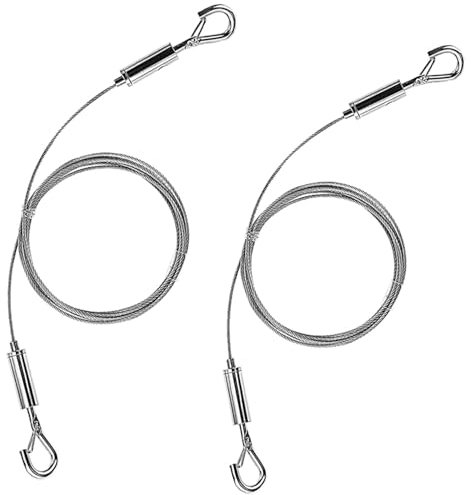 2 Pcs Picture Hanging Wire, Picture Hanging Wire Heavy Duty, Hanging Rope to Hang Picture Hook Photo Picture Wire Heavy Duty for Picture Mirror Curtain Hold