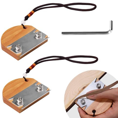 2 Pack Edge Banding Trimmers for woodworking,Stainless Steel Blades