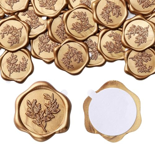 SGERUFZ 20 piezas Sello de Cera Autoadhesivo Vintage, Decoraciones Clásicas, Lacre para Sellos, Sellos de Lacre Vintage en Relieve, Sobres Boda
