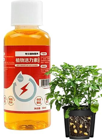 Flower Nutrition - Fertilizzante per piante liquide, booster radice | Spicentetore di crescita dei fiori da 50 ml per piante in vaso, forniture da giardino per principianti ed esperti, potenziatore di