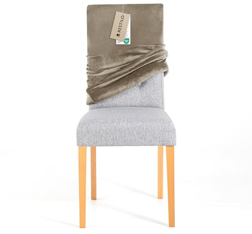 RESTILO Fodera elastica per sedia di dimensioni universali, rimovibile e lavabile, fodera per sedia da pranzo, fodera elastica per sala da pranzo, ristorante, hotel, banchetto, matrimonio, festa
