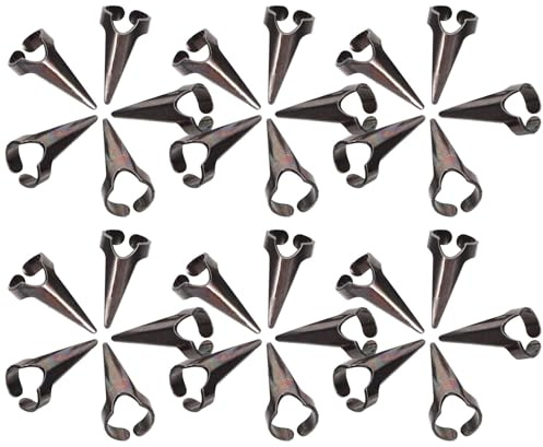 Toyvian Krallenringe 30 Stück aus Metall im Retro Stil Gelenk Fingerspitzenringe für Damen für Cosplay und Themenfeiern