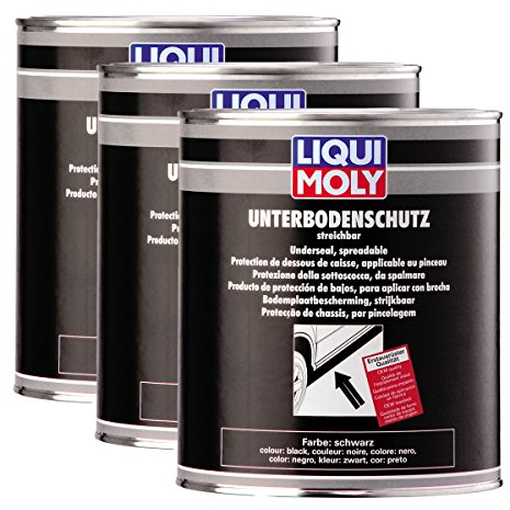 Liqui Moly 3X 6119 Unterbodenschutz streichbar schwarz Korrosionsschutz Dose 2kg