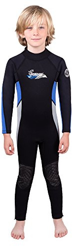 Seavenger Scout 3mm Neoprene Child Wetsuit (Ocean Blue, 14)