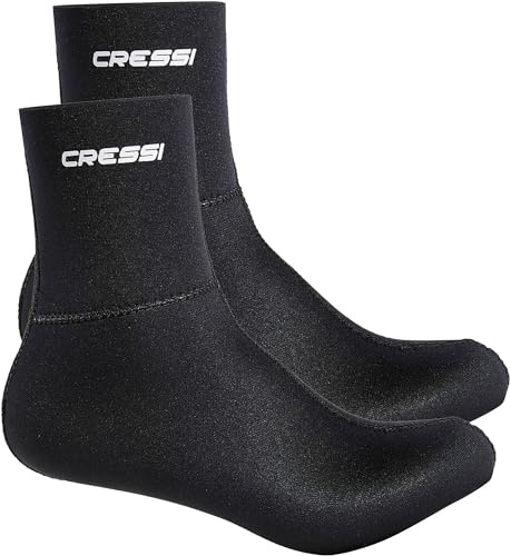Cressi Black Neoprene Socks Resilient 5mm S
