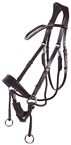 Gebisslose Trense Sunna | Multifunktional einsetzbar | Angenehmer Tragekomfort | Anatomisch geformt | Einfache Anpassung | Langlebiges Material (Warmblut)