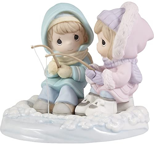 Precious Moments 221034 You’re Quite A Catch Bisque Porcelain/Resin Figurine