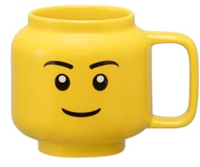 Room Copenhagen Tazza LEGO in Ceramica Boy - 255 ml | Tazza Originale per Bambini e Adulti | Idea Regalo Divertente | Lavabile in Lavastoviglie