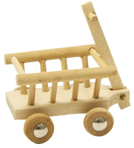 FADEDA Stegvagn/höjd: 4 cm/handmålad/detaljerade krubbfigurer – julbord, dekoration, krubbtillbehör