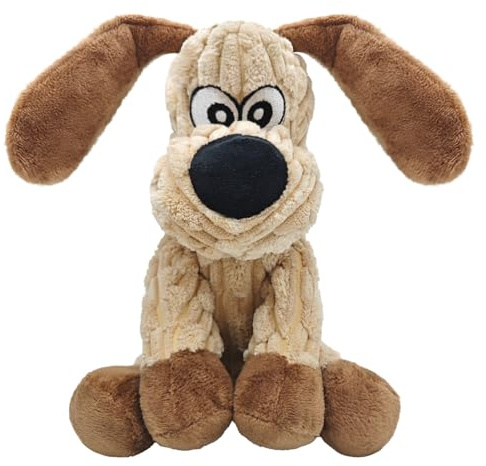 AEITPET Hundespielzeug Quietschend Kuscheltier für Kleine und Mittelgroße Hunde - Langlebiges Plüschspielzeug Süßes Hunde Kuscheltier Interaktives Hund Spielzeug mit Quietscher und Knisterpapier