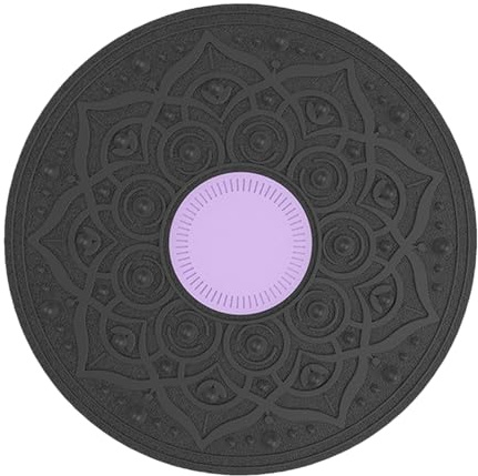 Wobble Balance Board - Tabla de equilibrio Wobble de 11,81 pulgadas, entrenador de equilibrio sin deslizamiento con puntos de masaje, entrenamiento de rotación de 360 grados para fitness en el hogar