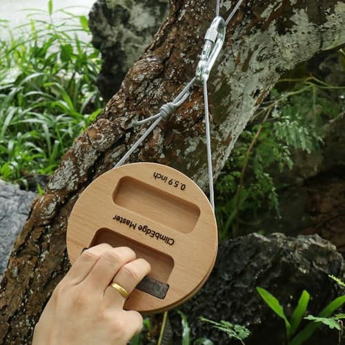 Enrichoice Portable Hangboard, Hang Board for Climbing, Rock Climbing Hangboard, Fingerboard Climbing Strength Training, Ideal for Home & Outdoor Use