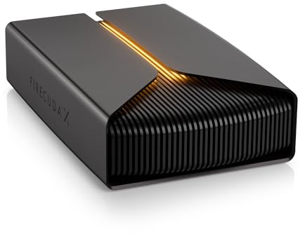 Seagate FireCuda X Vault 8TB Disco Duro Externo portátil USB-C HDD, iluminación RGB, Xbox on PC Certified, Incluye 1 Month Xbox Game Pass Ultimate, Rescue Services (STNL8000400)