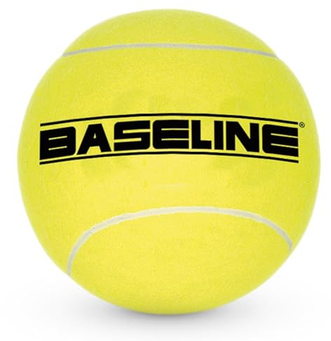 Toyrific | Baseline Giant Tennis Ball for Kids and Adults, Oversized Tennis Ball for Outdoor Games, 23cm