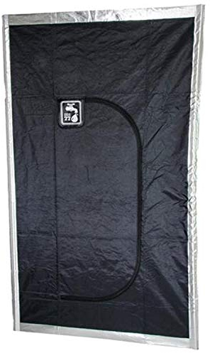 Hydrofarm BHZD Black Hatch Zipper Door 57 1/2 w x 96”h