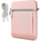 SIMTOP Borsa Per Tablet 11 Pollici Con Tracolla, Compatibile iPad Air (3a, 4a e 5a Generazione) iPad Pro 11, in Poliestere Con Cerniera, Rosa