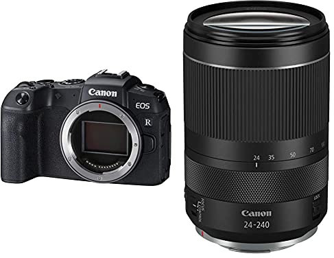 Canon EOS RP + Canon RF 24-240mm F4-6.3 IS USM Lens - A small, light and intuitive full-frame camera paired with a versatile 10x zoom lens, ideal for landscapes, portraits, sport and wildlife