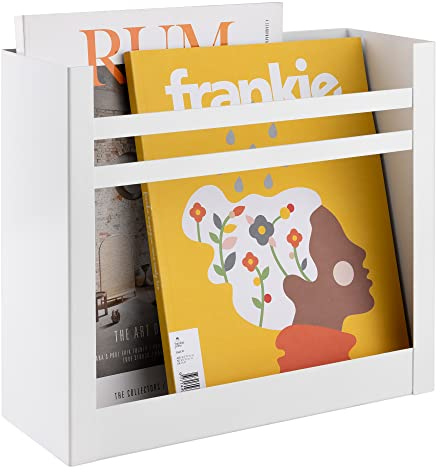 Navaris Zeitungshalter Wand Halterung für Zeitungen - 30x27x11cm Ablage für Zeitschriften Broschüren Briefe Flyer - Wandmontage Ablagefächer