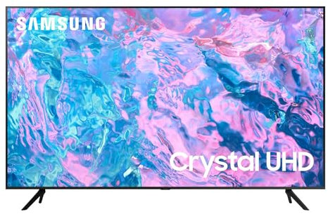 Samsung TV UE85CU7190UXZT Crystal UHD 4K, Smart TV 85 Processore Crystal 4K, HDR, OTS Lite, Slim Look Design, Compatibile con Bixby, Alexa e Google Assistant, Black 2023
