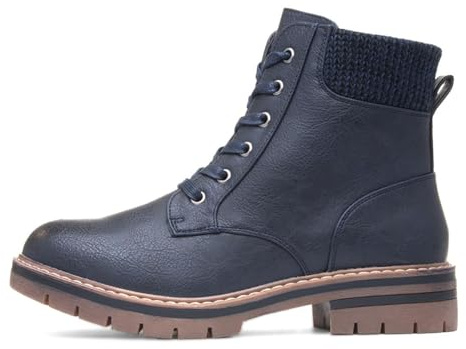 LILLEY & SKINNER Iceland Womens Navy Ankle Boot - Size 8 - Blue