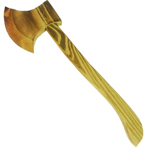 Fake Axe 13 pouces réaliste en bois réaliste hache de hache de guerre légère pour enfants