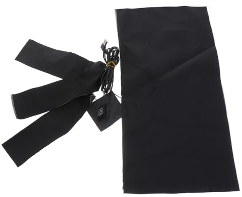 MOBUTOFU Piastra Termica in Carbonio per Abbigliamento Riscaldamento Rapido e Comfort, Tappetino Nero Elettrico per Cuscini e Guanti, Utilizzo Invernale