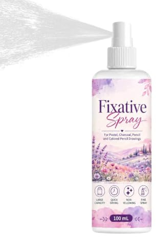 Användbar fixativ spray för konst 100 ml långvarigt UV-skydd användbar