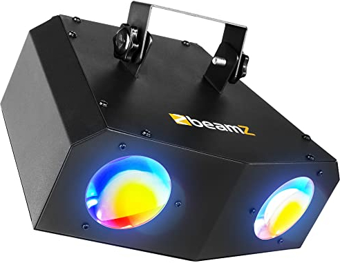 BeamZ NOMIA Double Moonflower LED, DJ Light Effect, Shows Préprogrammés, Jeu de Lumières, Contrôle Musical, Multicolor, Plafond / Mur, Rotation Automatique / Rythmée