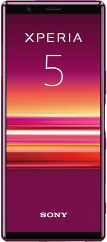 Sony Xperia 5 6.1 J9210 Dual SIM 128 GB 6 GB RAM solo (GSM, sin CDMA) versión internacional, sin garantía (rojo)