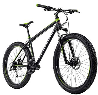 KS Cycling Mountainbike Hardtail 27,5'' Plus Xceed (Schwarz-Grün, 50 cm)
