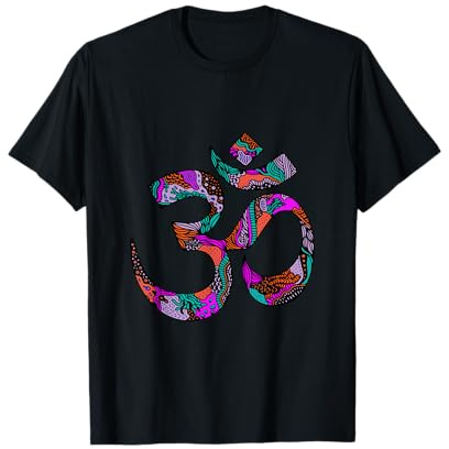 Yogi Om Simbolo Yoga Insegnante Art Pattern Namaste Maglietta