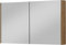 Saqu Salto Badspiegelschrank 120x70x14cm - Wandspiegel Badezimmerspiegel Wildeiche