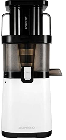 Sunremo Primo Slow Juicer - Extractor de zumo blanco