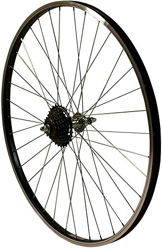 REDONDO 28 Zoll Hinterrad Kasten Felge Schwarz + 7 Fach Kranz