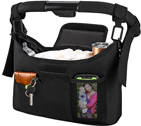Suranew Kinderwagen Buggy Organizer Universal mit Isolierten Getränkehalter/Becherhalter (small)