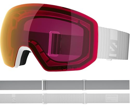 Salomon RADIUM PRO S SIGMA Goggles, Unisex Anti-Fog Ski and Snowboard Goggles for Ski Snowboard and Mountain Adventures
