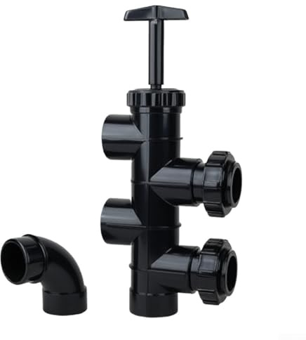 Linnkyfloa Valvola di controlavaggio per piscina compatibile con Hayward Sp0410x502s Valvola a scorrimento da 5,1 cm per interrata sabbia resistente di ricambio per controlavaggio e filtro
