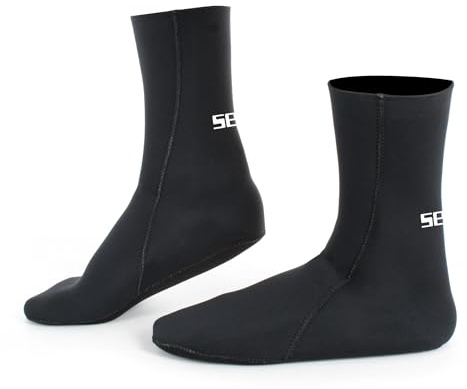 SEAC unisex Standard HD 2,5 mm dykning, spjutfiske, strumpor (1-pack)