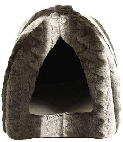 Rosewood Grey & Cream Pyramid Cat Bed