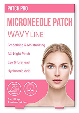 PATCH PRO MICRO NEEDLE PATCH WAVY LINE Traitement de nuit pour les rides du front, les rides des yeux et le relâchement cutané