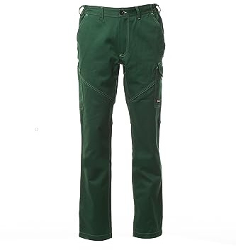 Siry Work Pantaloni da Lavoro Uomo/Donna Multistagione in Cotone Art. Worker (Verde, L)