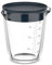 Mepal - Glas Messbecher mit Deckel Chef it - Leicht ablesbare, eingravierte Skala - Mikrowellen- & Backofengeeignet (ohne Deckel) - Hochwertiges Glas - Spülmaschinengeeignet - 500 ml - Navy