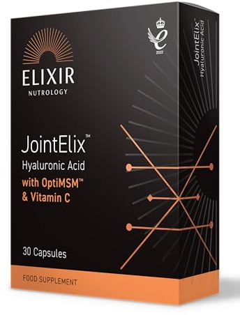 Joint Health Support Capsules | Hyaluronic Acid, Vitamin C & OptiMSM | Supports Normal Collagen Formation for Cartilage | Daily Joint & Mobility Nutrition for Adults | 30 Vegan Capsules | UK Made