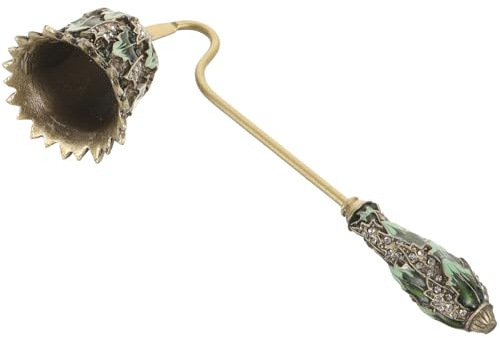 Healeved Spegnicandele in Metallo Manico Lungo Ergonomico Accessorio per Candele da Casa 17X6X45 CM Leggero 130 G per Spegnere Candele in Sicurezza in Ambienti Domestici e Feste