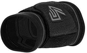 Shock Doctor Compression Knit Wrist Sleeve with Strap, X-Large, Black/Grey