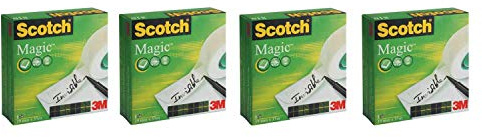 3M Scotch Klebefilm Magic 810, unsichtbar, 19 mm x 33 m