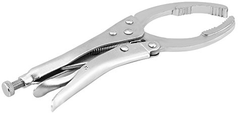 KIMISS Llave para filtro de aceite ajustable de 10 pulgadas, para coche y vehículo, extracción fácil, herramienta de eliminación con agarre seguro, llave para filtros