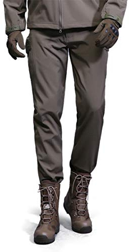 Freiesoldaten Hombre Softshell Fleece Forrado Impermeable Excursionismo Esquiar Calentar Invierno Al Aire Libre Pantalones